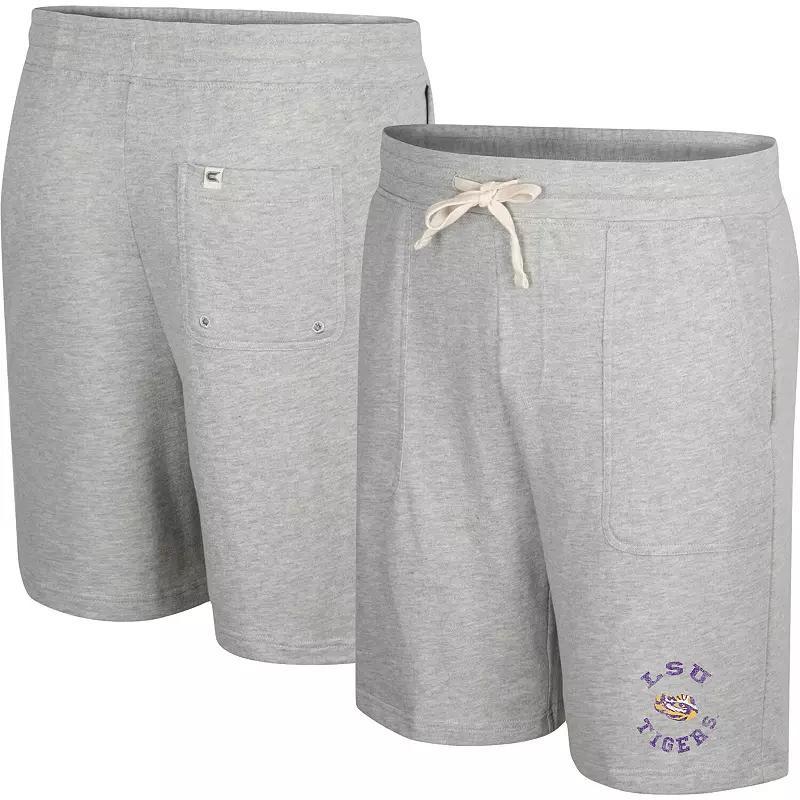 Mens Colosseum Heather Gray Army Black Knights Love To Hear This Terry Shorts Product Image