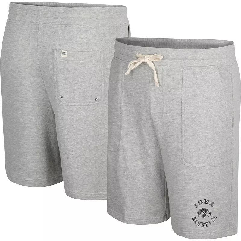 Mens Colosseum Heather Gray Illinois Fighting Illini Love To Hear This Terry Shorts Product Image