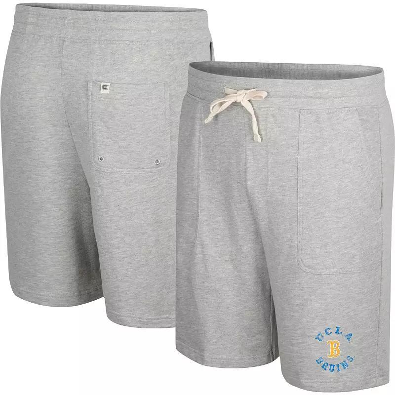 Mens Colosseum Heather Gray Illinois Fighting Illini Love To Hear This Terry Shorts Product Image