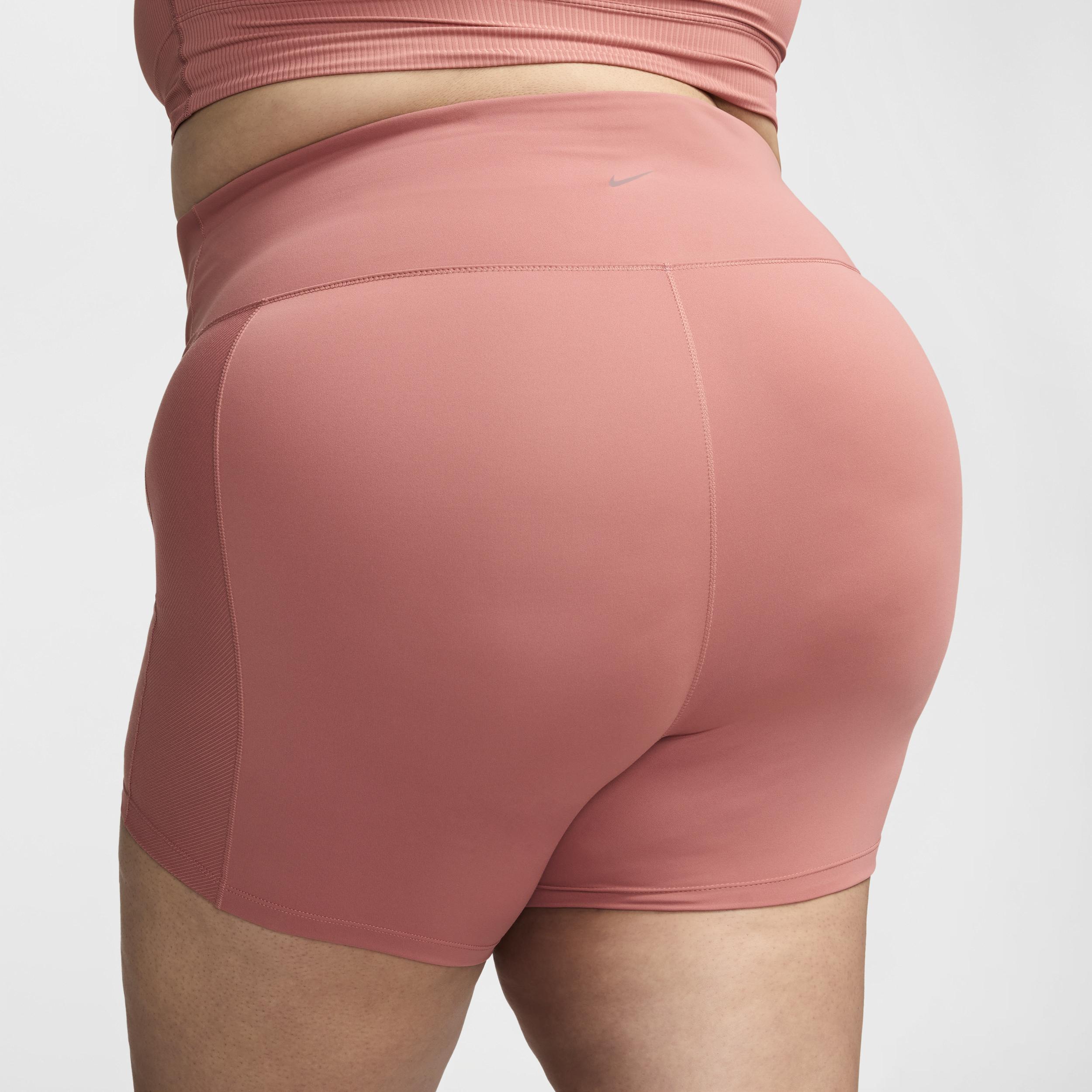 Nike Women's One Wrap High-Waisted 5" Biker Shorts (Plus Size) Product Image