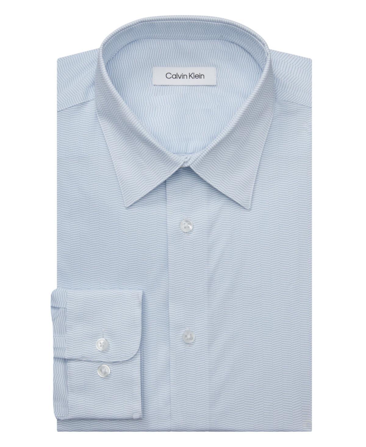 Calvin Klein Mens Steel Plus Regular Fit Stretch Wrinkle Free Dress Shirt Product Image