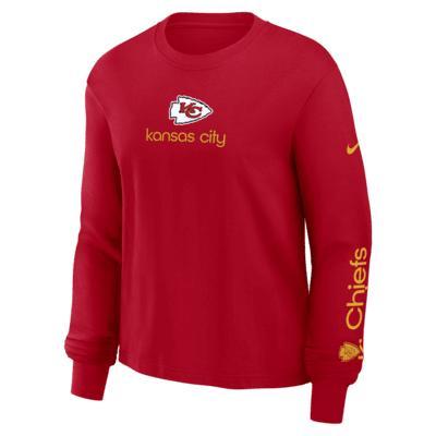 Kansas City Chiefs Boxy Women's Nike NFL Long-Sleeve T-Shirt Product Image