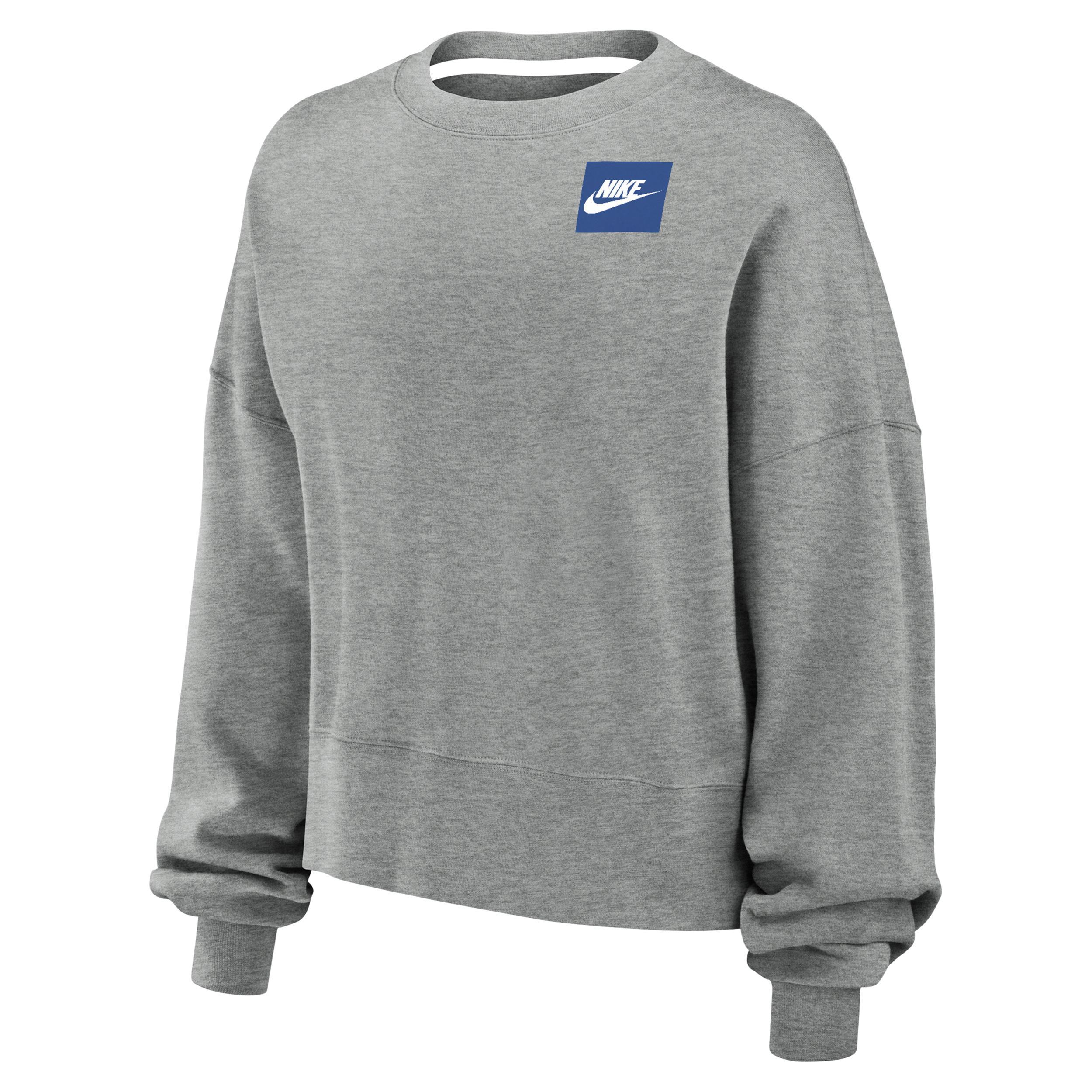 Nike Womens Phoenix Fleece Crew-Neck Sweatshirt Product Image