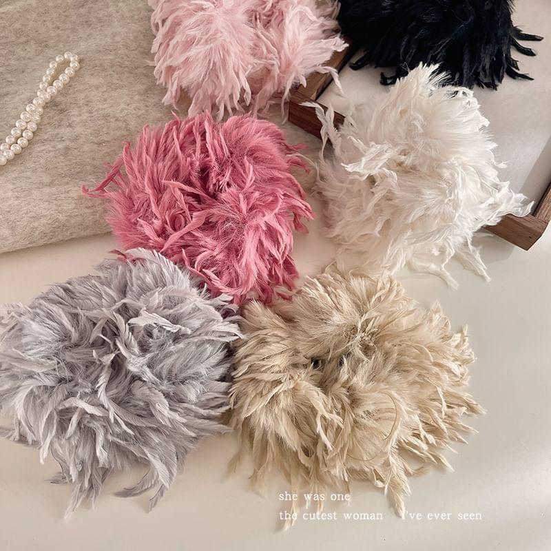 Plain Fluffy Hair Tie Product Image