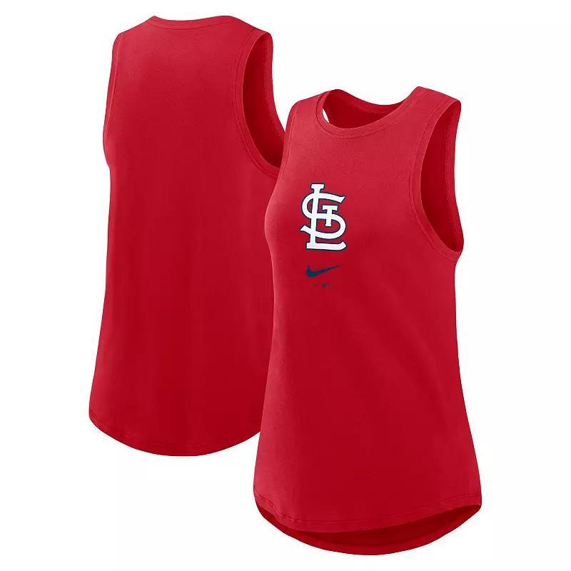 Womens Nike St. Louis Cardinals Legacy Icon High Neck Fashion Tank Top Product Image