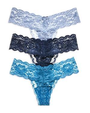 Cosabella Never Say Never Cutie Low-Rise Thongs, Set of 3 Product Image