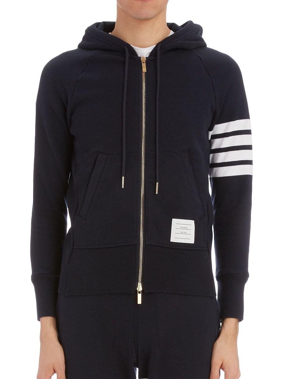 Four-Stripe Hoodie Sweatshirt Product Image