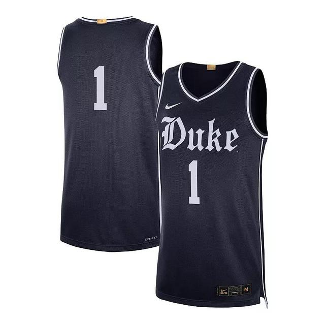 Mens Nike #1 Duke Blue Devils Limited Authentic Jersey Product Image