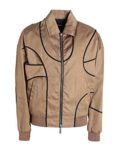 DSQUARED2 Man Jacket Camel Size 38 Polyamide In Beige Product Image