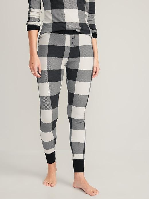 Matching Printed Thermal-Knit Pajama Leggings Product Image