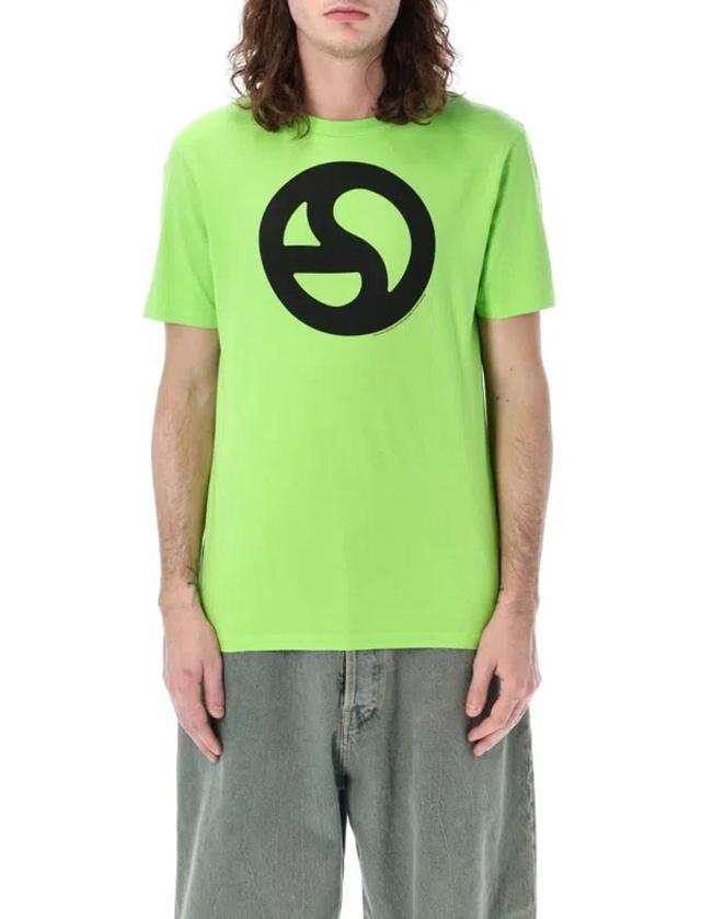 ACNE STUDIOS Logo T-shirt In Green Product Image