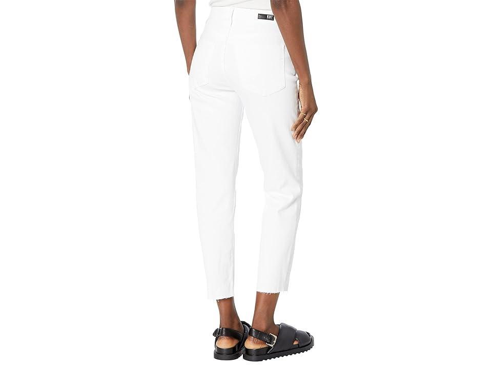 KUT from the Kloth Rachael High-Rise Fab Ab Mom Jeans (Optic ) Women's Jeans Product Image