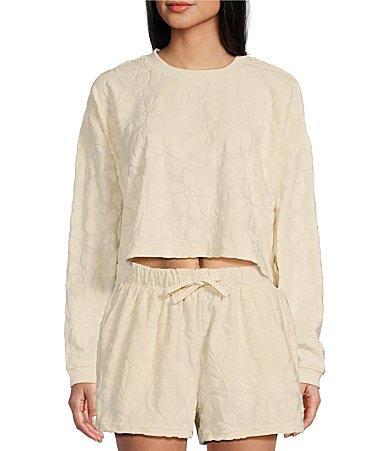 Billabong Loosen Up Coordinating Crew Neck Cropped Sweatshirt Product Image