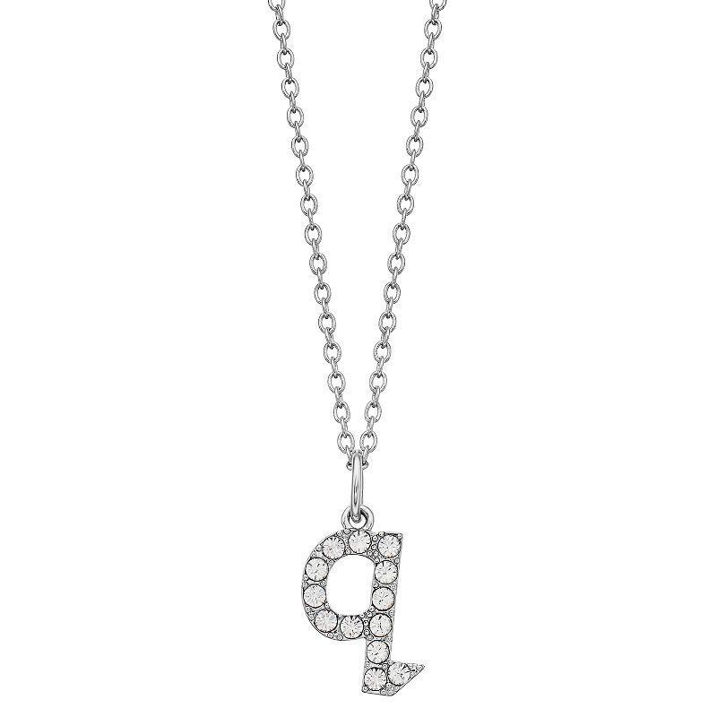 Brilliance Initial Pendant Necklace, Womens F Product Image