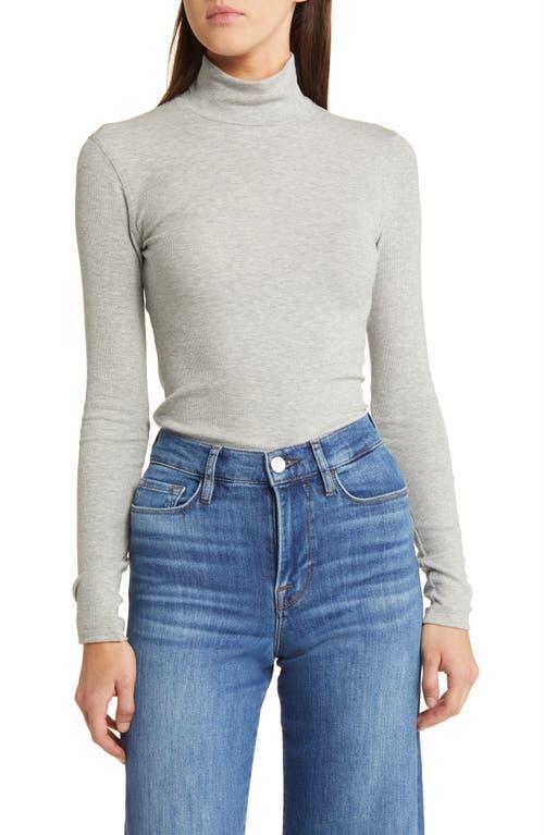 Womens Rib-Knit Turtleneck Product Image