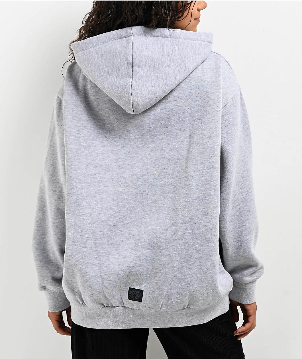 FB County Bold Embroidery Grey Hoodie Product Image