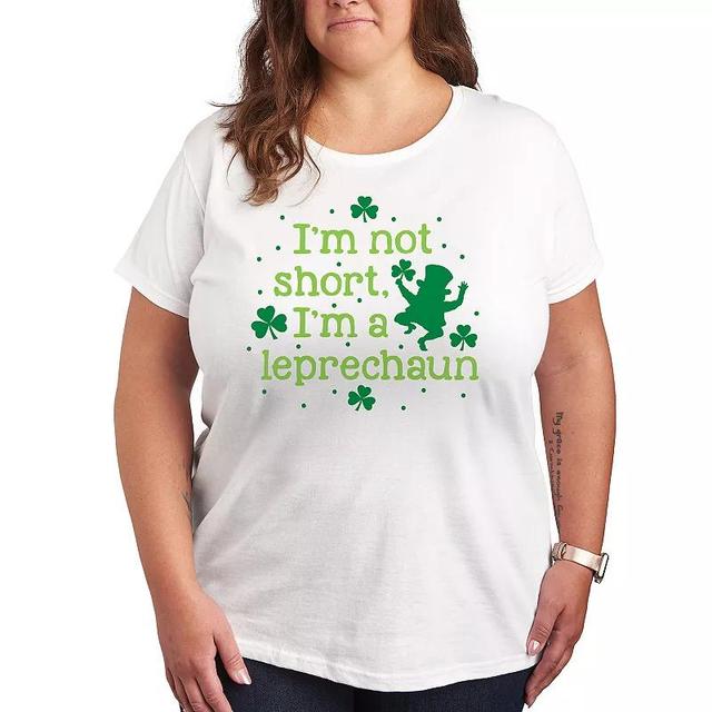 Plus Im Not Short Im A Leprechaun Graphic Tee, Womens Product Image