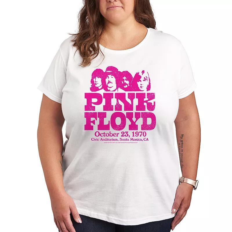 Plus Pink Floyd Santa Monica Civic Graphic Tee, Womens Product Image