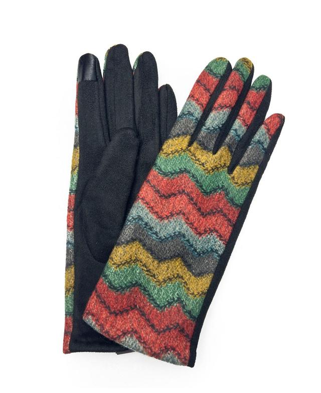 Marcus Adler Womens Chevron Jersey Touchscreen Glove Product Image