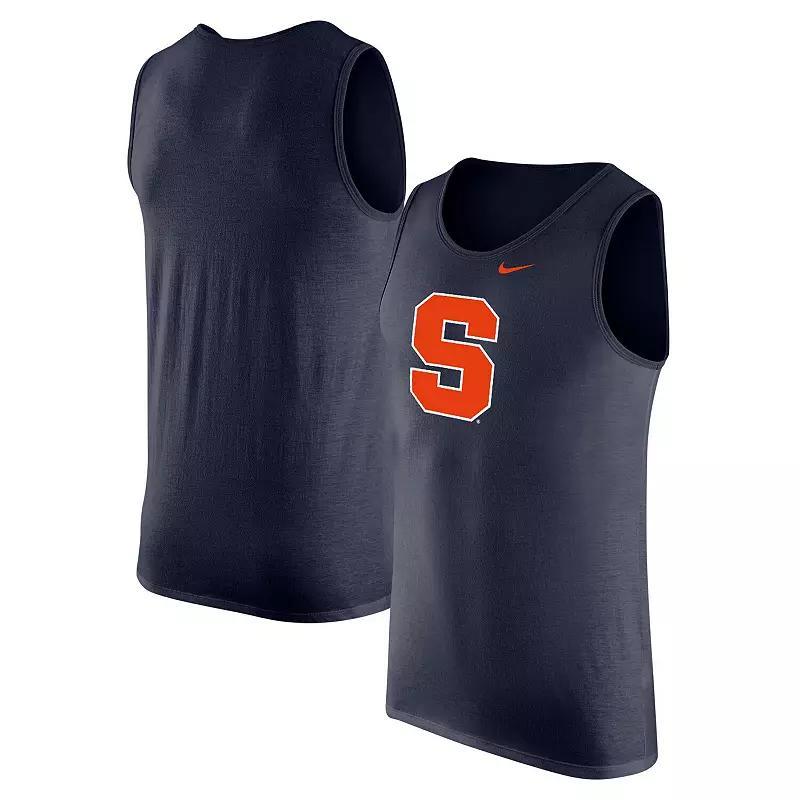 Mens Nike Syracuse Orange Tank Top Blue Product Image