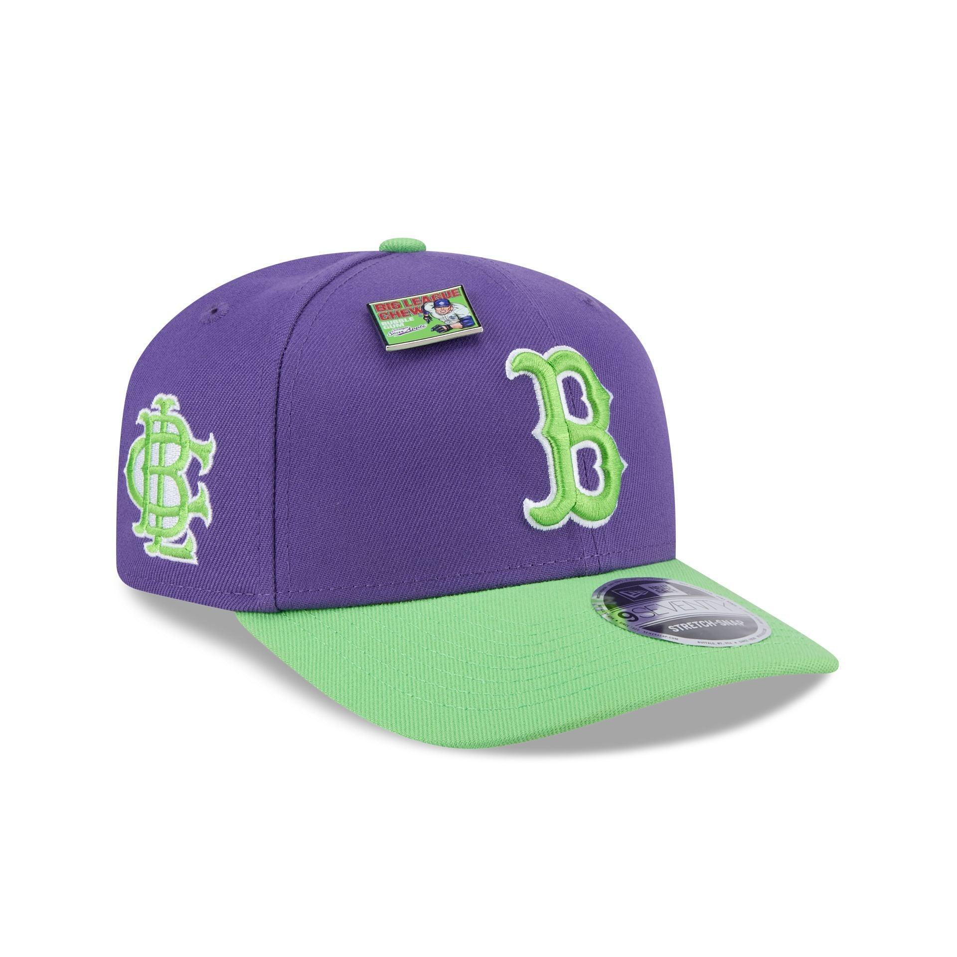 Big League Chew X Boston Red Sox Swingin' Sour Apple 9SEVENTY Stretch-Snap Hat Male Product Image