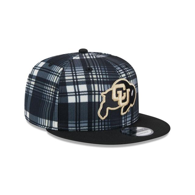 Colorado Buffaloes Plaid 9FIFTY Snapback Hat Male Product Image