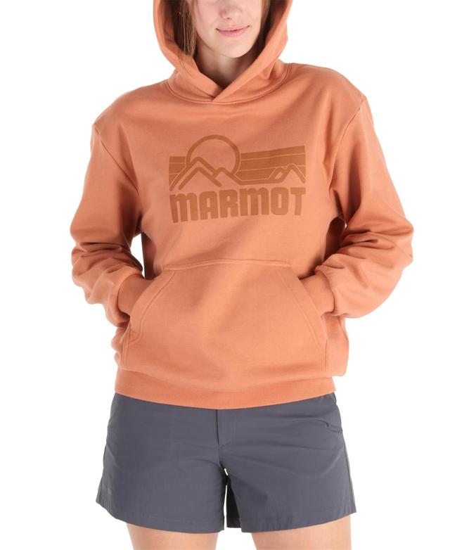 Marmot Womens Coastal Graphic-Print Long-Sleeve Hoodie Product Image