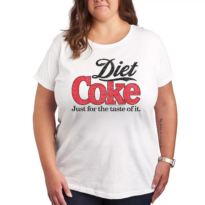 Plus Diet Coke Retro Logo Graphic Tee, Womens Product Image