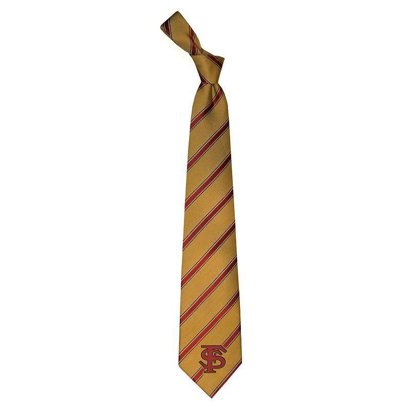 Adult NCAA Striped Tie, Yellow Product Image