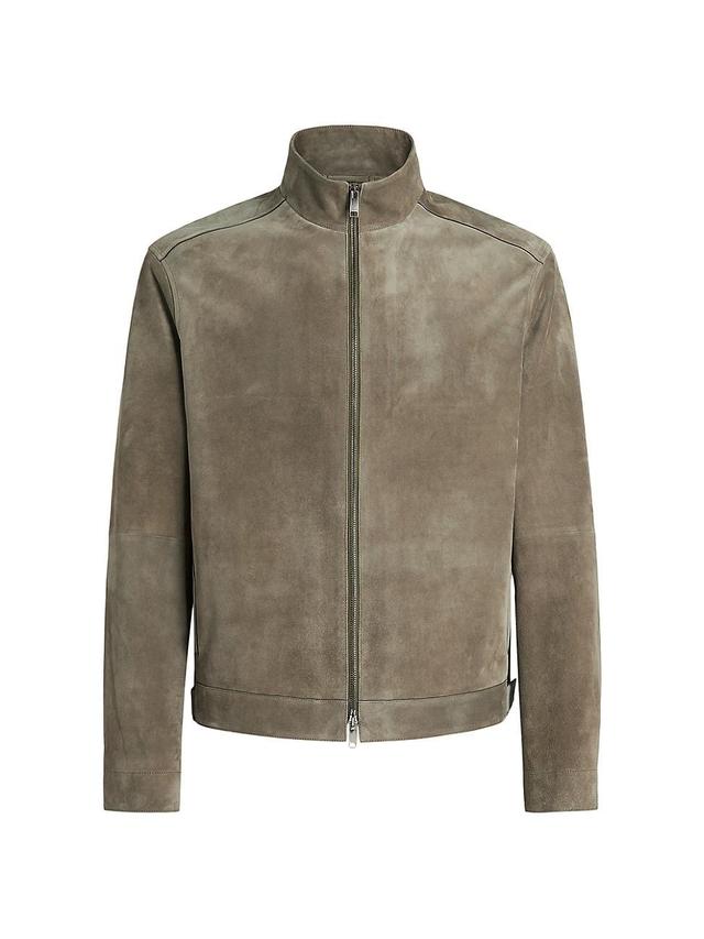 Mens Nubuck Blouson Jacket Product Image