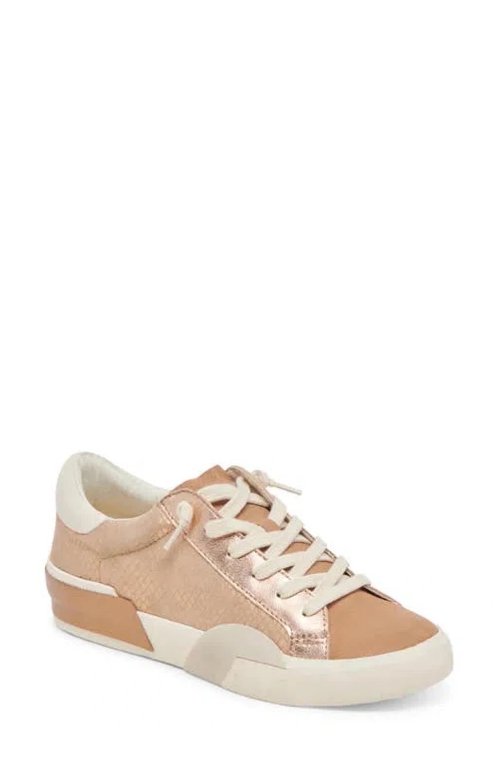 DOLCE VITA Zina Sneaker In Bronze Embossed Product Image