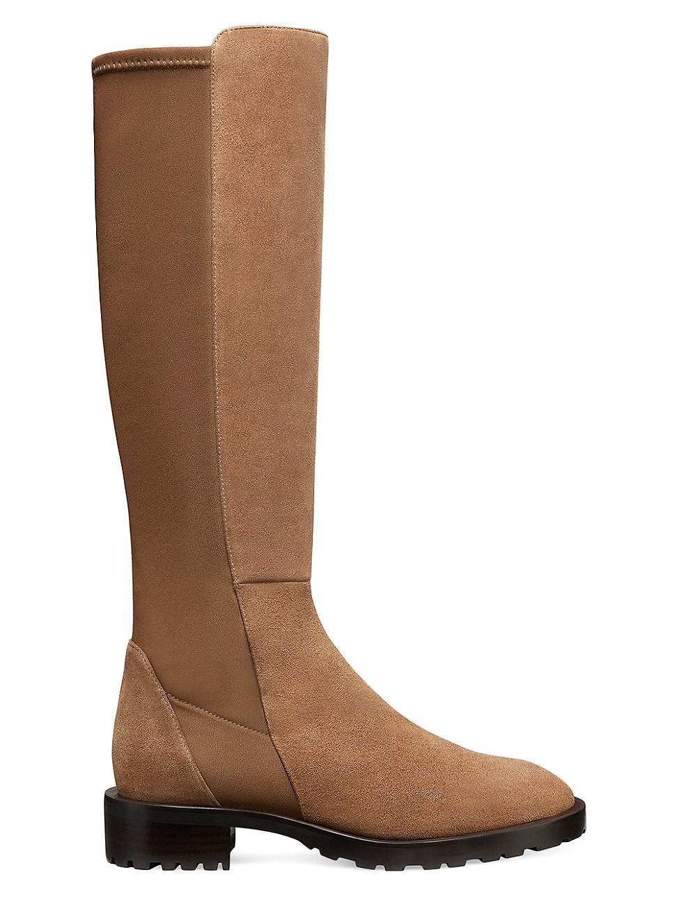 Womens 5050 Suede Knee-High Lug Boots product image