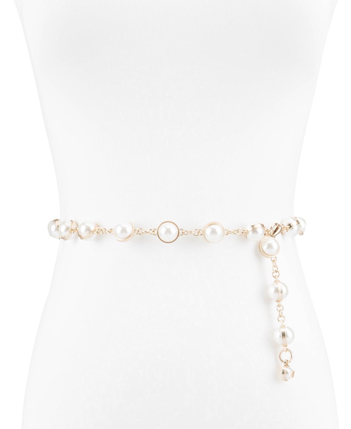 Sam Edelman Imitation Pearl Chain Belt Product Image