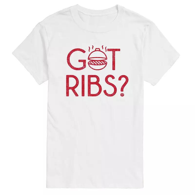 Mens Got Ribs Tee White Product Image