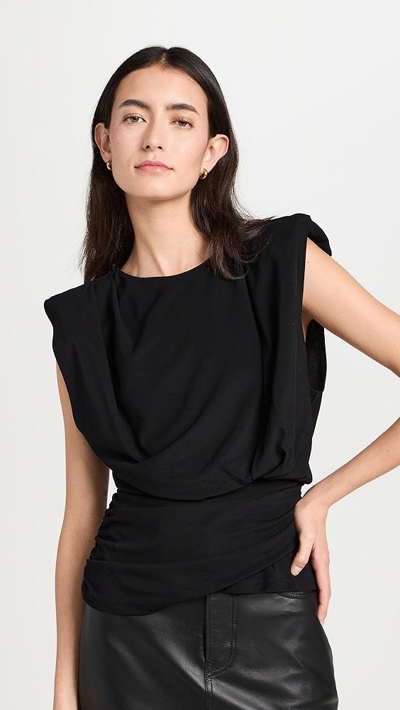 SIMKHAI Daton Draped Top | Shopbop Product Image