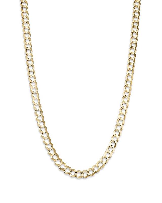 Bloomingdales Mens Comfort Curb Link Chain Necklace in 14K Yellow Gold, 22 - 100% Exclusive Product Image