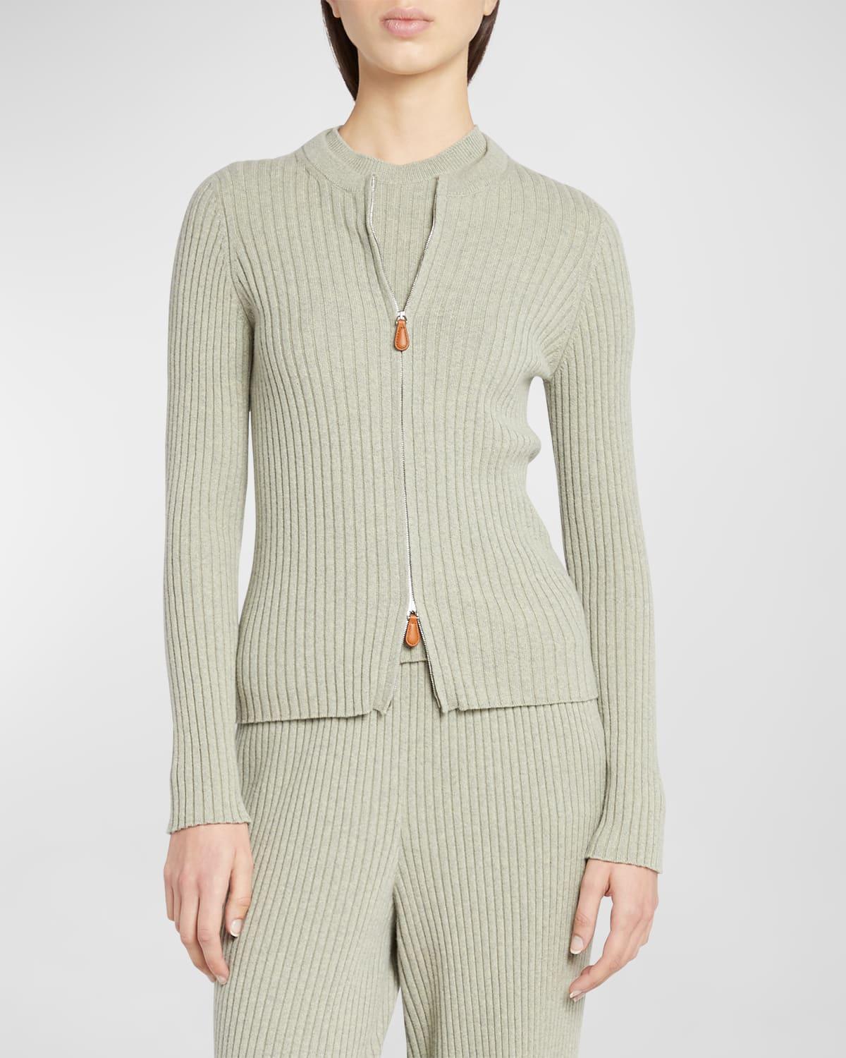 Lago Sirio Cashmere Zip-Up Jacket Product Image