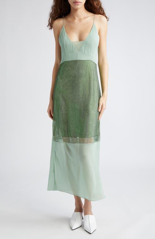 Stella McCartney Crystal Panel Satin Slipdress Product Image