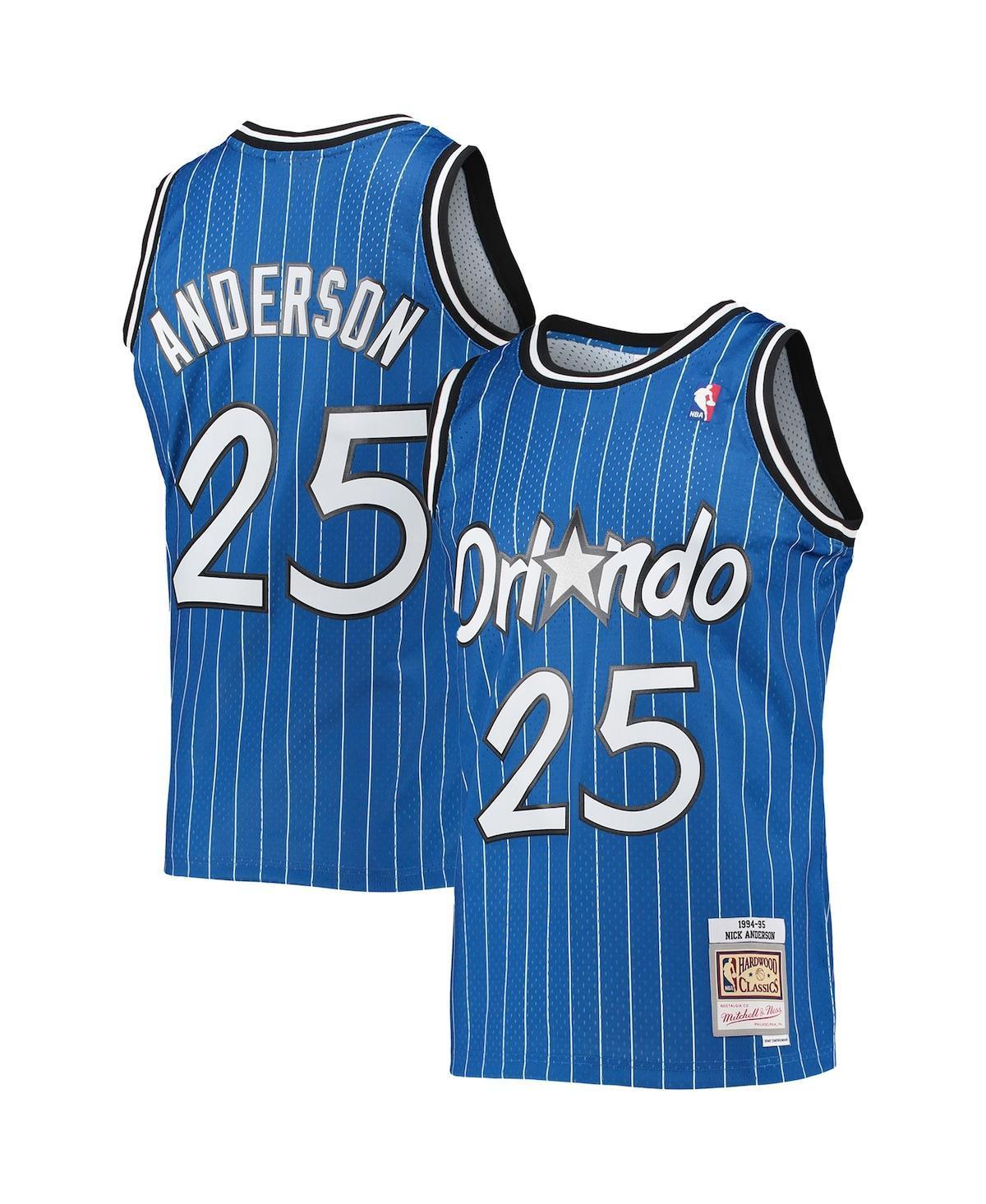 Mens Nick Anderson Blue Orlando Magic 1994-95 Hardwood Classics Swingman Jersey - Blue Product Image