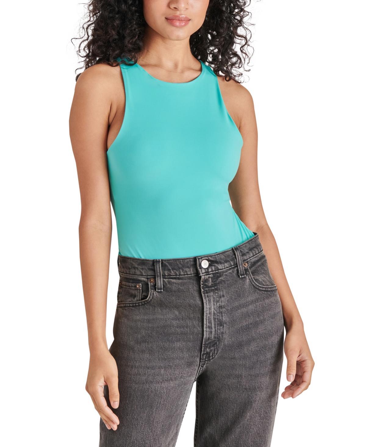 Steve Madden Nico Knit Crew Neck Sleeveless Bodysuit Product Image