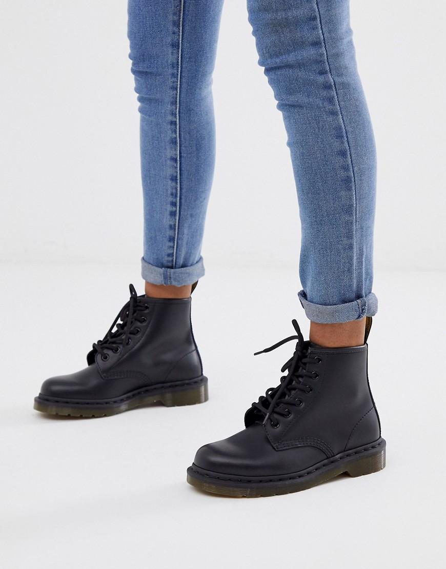 Dr Martens 101 6 Eye Boots-Black Product Image