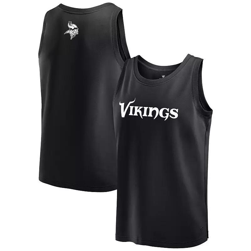 Fanatics Mens Black Minnesota Vikings Elements Tank Top Product Image