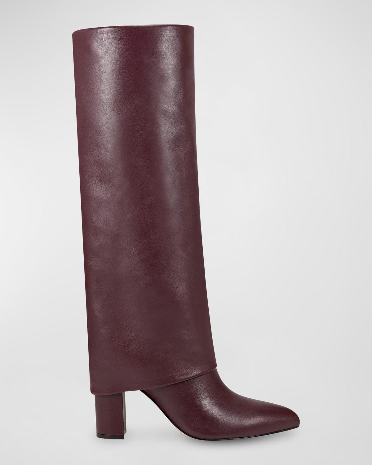 Marc Fisher LTD Leina Foldover Shaft Pointed Toe Knee High Boot Product Image