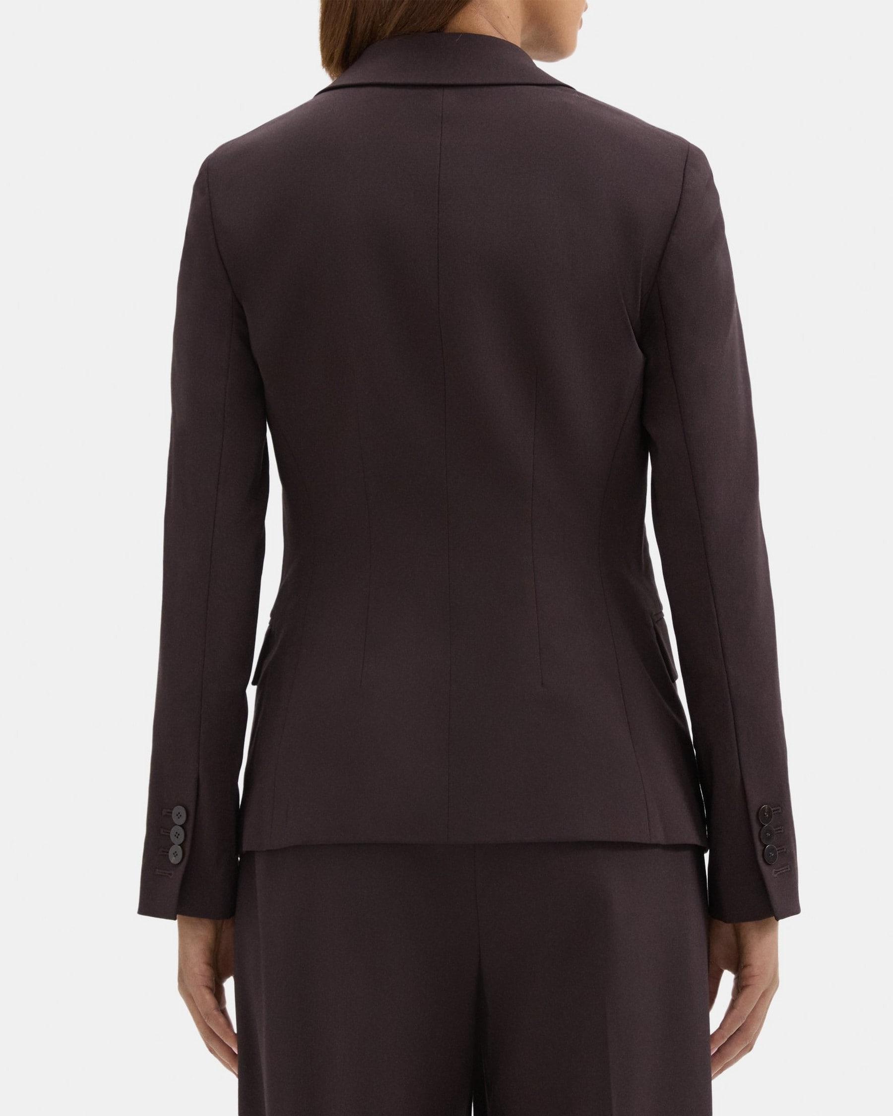 Angled Blazer in Sevona Stretch Wool Product Image