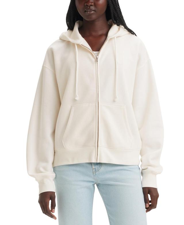 Levis Womens Zippered Drop-Shoulder Hoodie Product Image