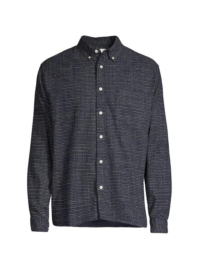 Mens Japanese Dot Button-Down Shirt Product Image