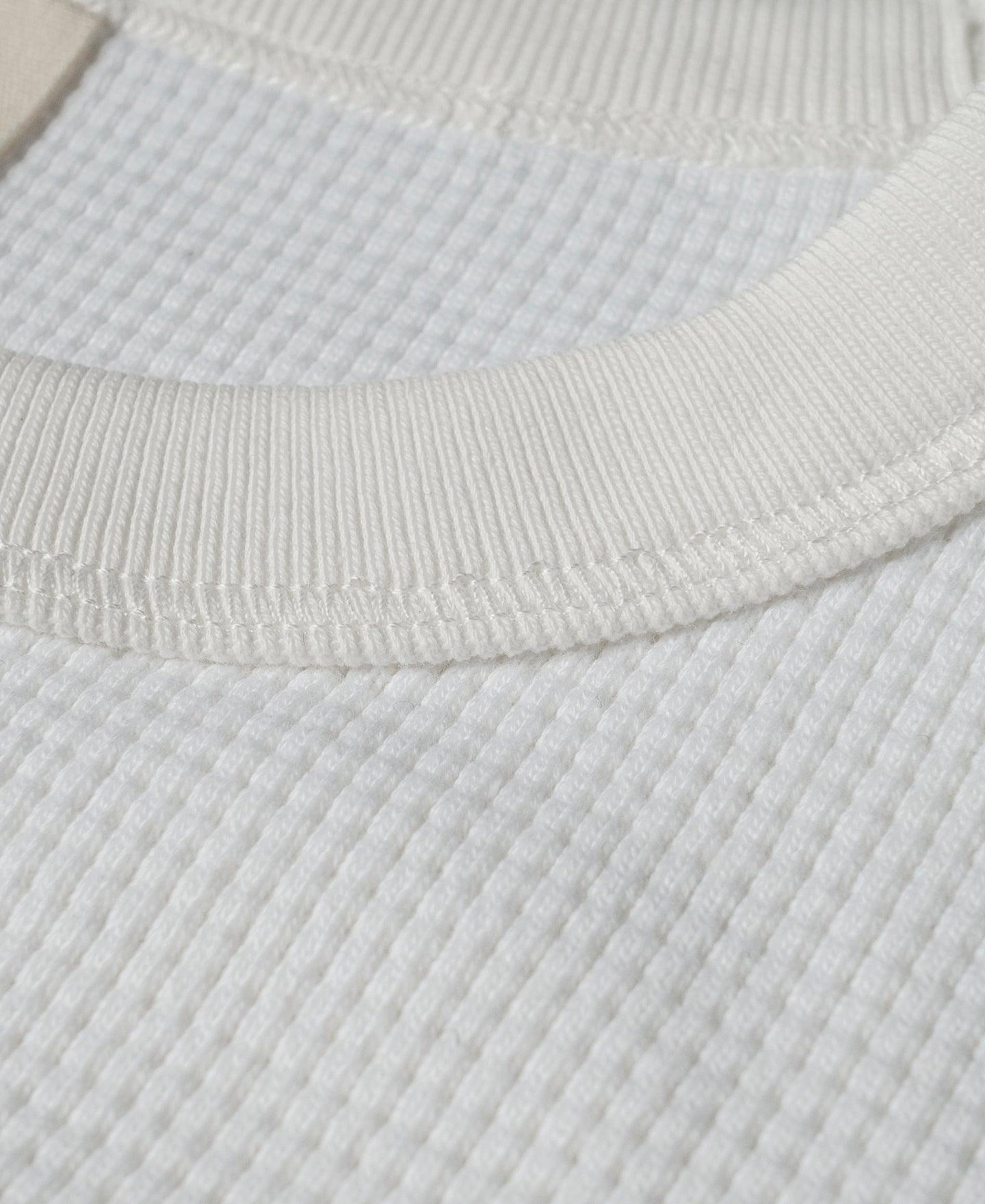 Heavyweight Waffle Cotton Underwear - White Product Image