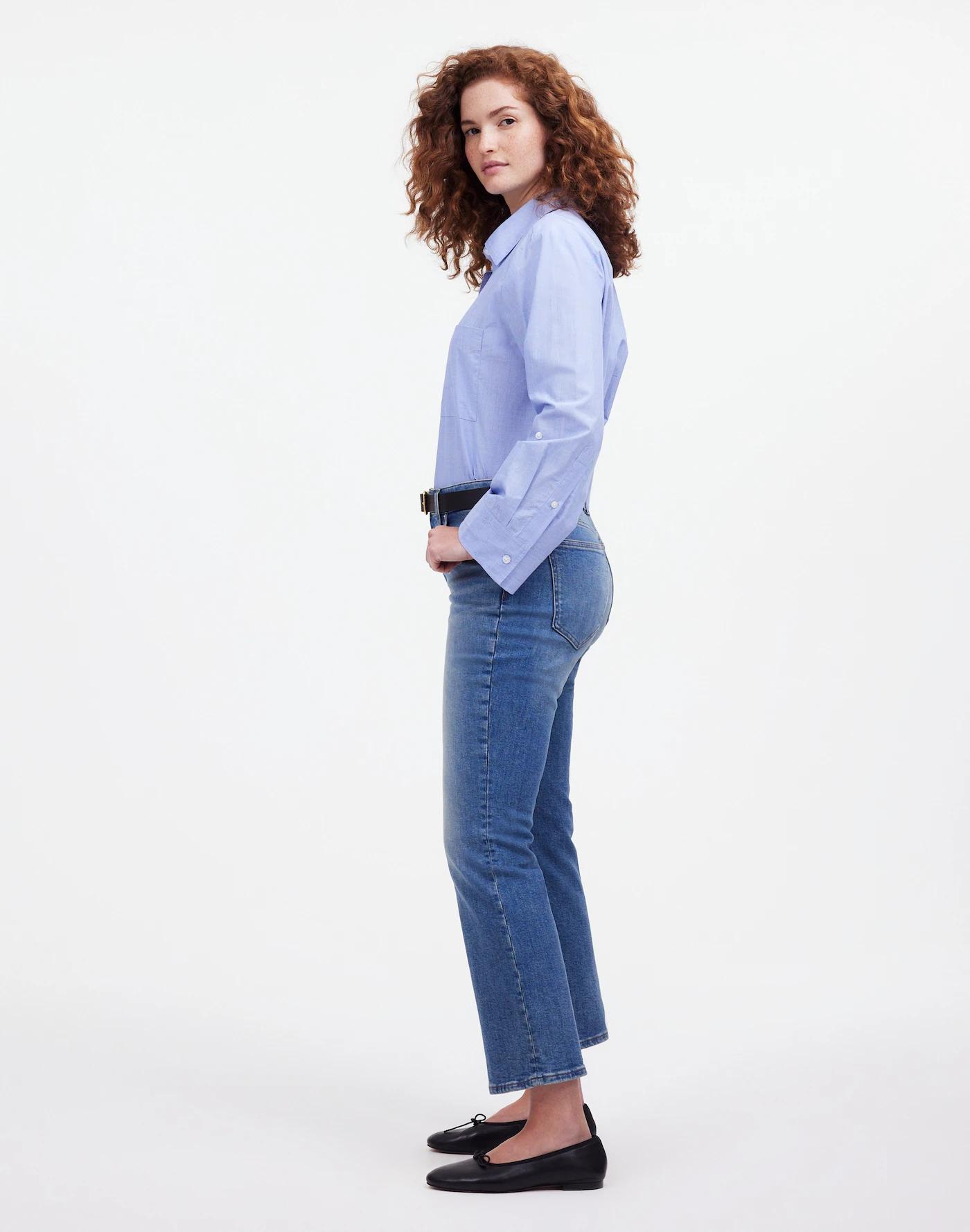 Curvy Kick Out Crop Jean Product Image