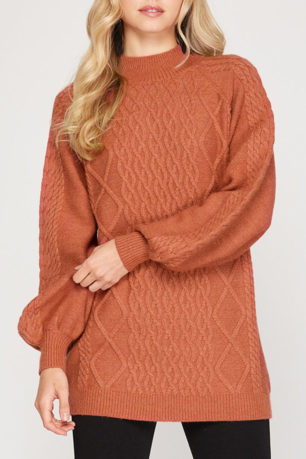 Heather Tunic Sweater Product Image