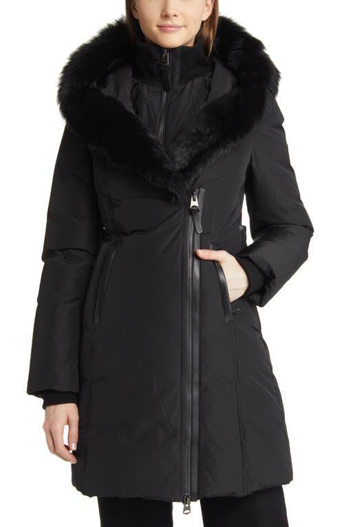 Mackage Kay Water Resistant Down Coat with Genuine Shearling Trim Product Image